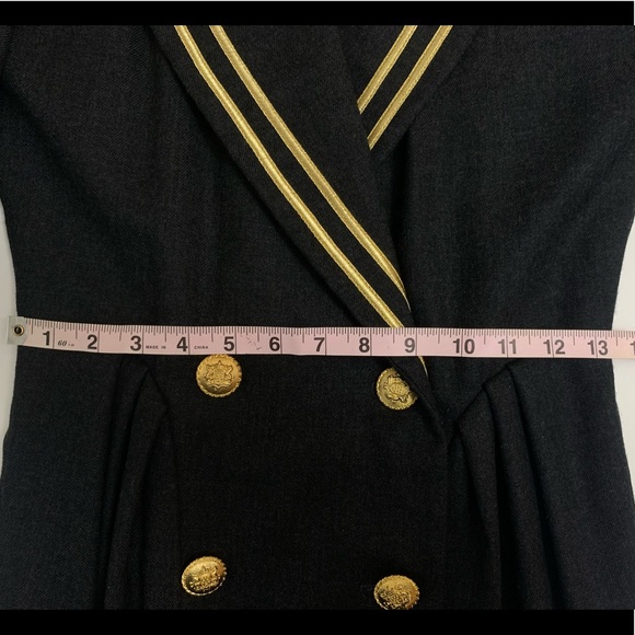 Vintage Albert Nipon Gray Wool Dress - Picture 6 of 7